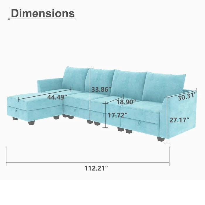 L Shape Sofa Set: L-Shaped Couch was Built for Long-Lasting Usage