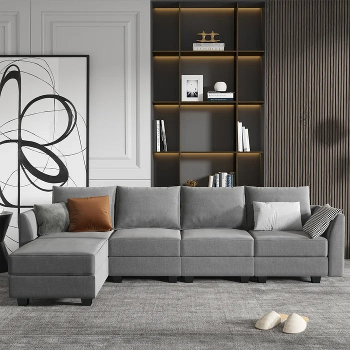 L Shape Sofa Set: L-Shaped Couch was Built for Long-Lasting Usage