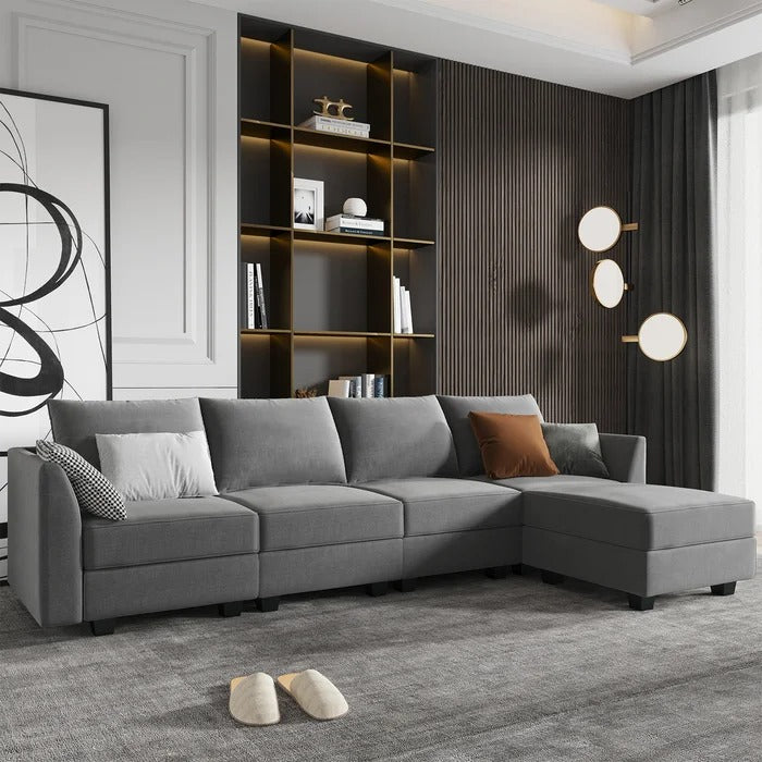 L Shape Sofa Set: L-Shaped Couch was Built for Long-Lasting Usage