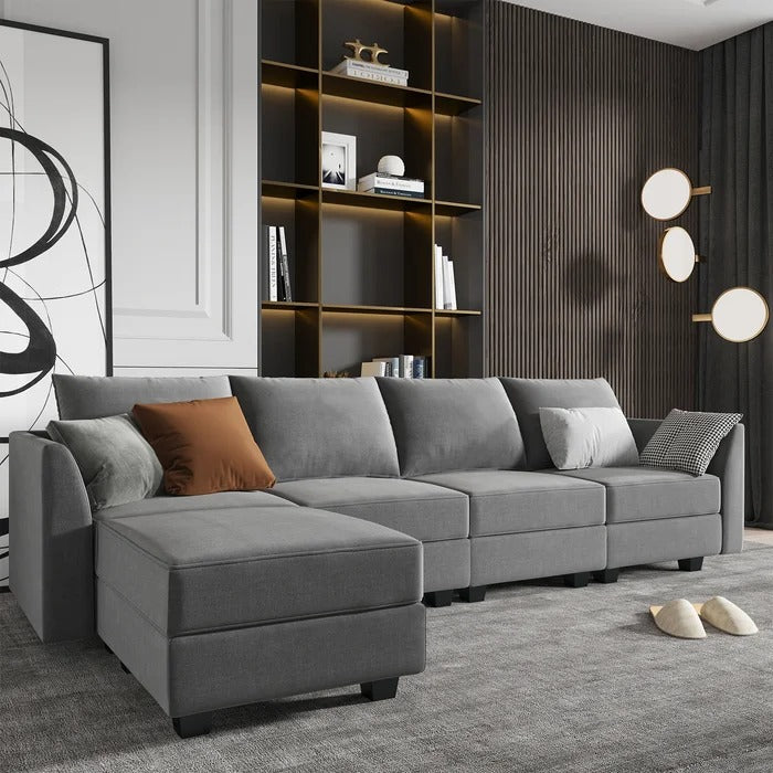 L Shape Sofa Set: L-Shaped Couch was Built for Long-Lasting Usage