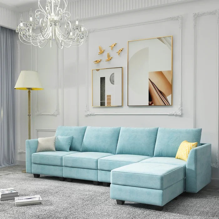 L Shape Sofa Set: L-Shaped Couch was Built for Long-Lasting Usage