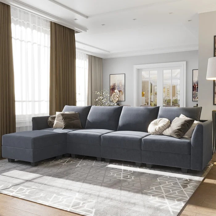 L Shape Sofa Set: L-Shaped Couch was Built for Long-Lasting Usage