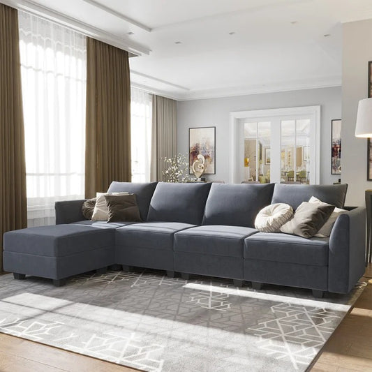 L Shape Sofa Set: L-Shaped Couch was Built for Long-Lasting Usage