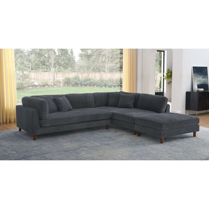 L Shape Sofa Set: Large Seating L Shape Sectional Sofa