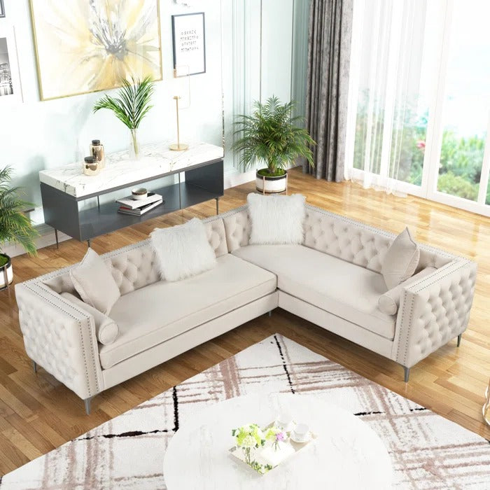 L Shape Sofa Set: Luxurious & Beautiful Sofa Set