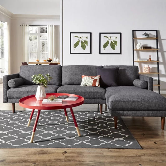 L Shape Sofa Set: Mid-Century Modern Design Sofa