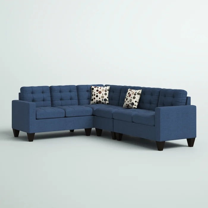 L Shape Sofa Set: Reversible Corner Design Sofa