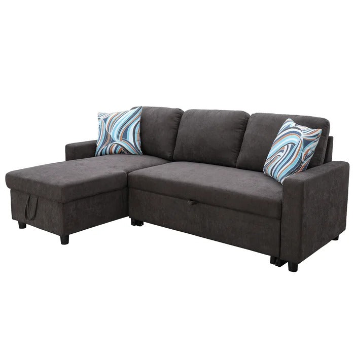 L Shape Sofa Set: Reversible Sleeper Sectional Sofa