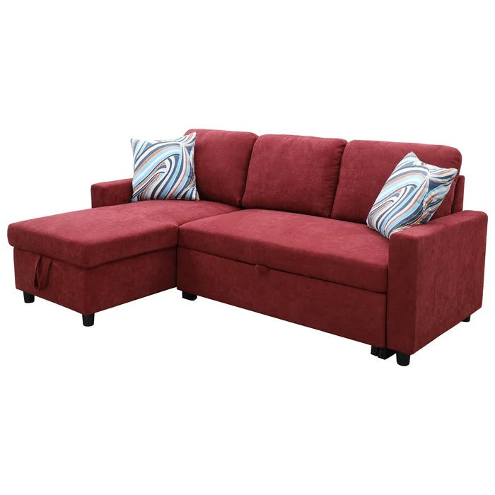 L Shape Sofa Set: Reversible Sleeper Sectional Sofa