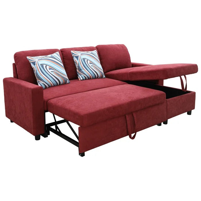 L Shape Sofa Set: Reversible Sleeper Sectional Sofa