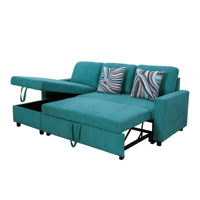 L Shape Sofa Set: Reversible Sleeper Sectional Sofa