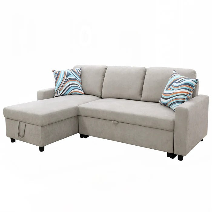 L Shape Sofa Set: Reversible Sleeper Sectional Sofa