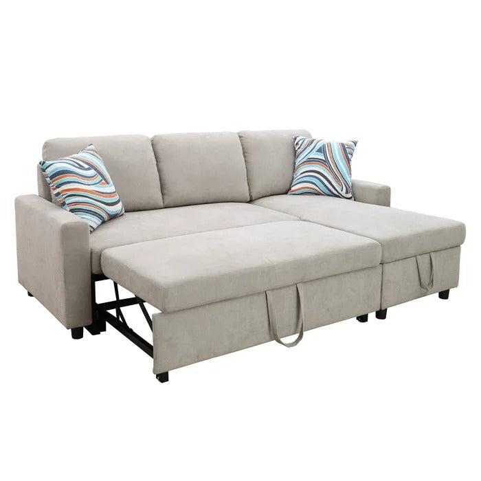 L Shape Sofa Set: Reversible Sleeper Sectional Sofa
