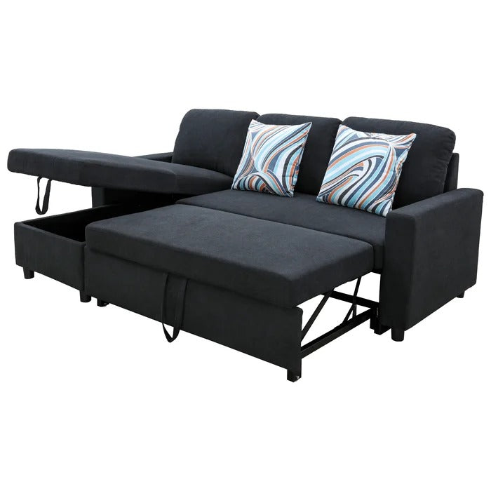 L Shape Sofa Set: Reversible Sleeper Sectional Sofa