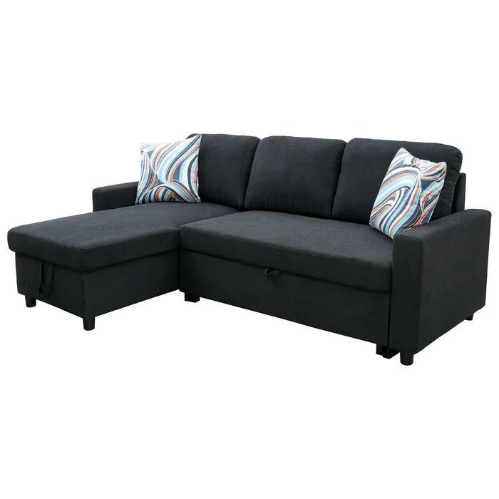 L Shape Sofa Set: Reversible Sleeper Sectional Sofa