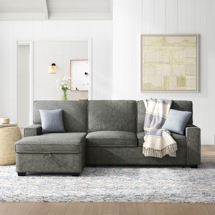 L Shape Sofa Set: Sectional L Shape Sofa With Storage Chaise