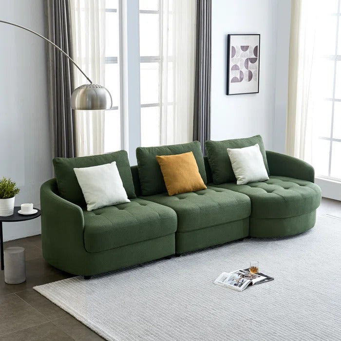 L Shape Sofa Set: Simple Design Style