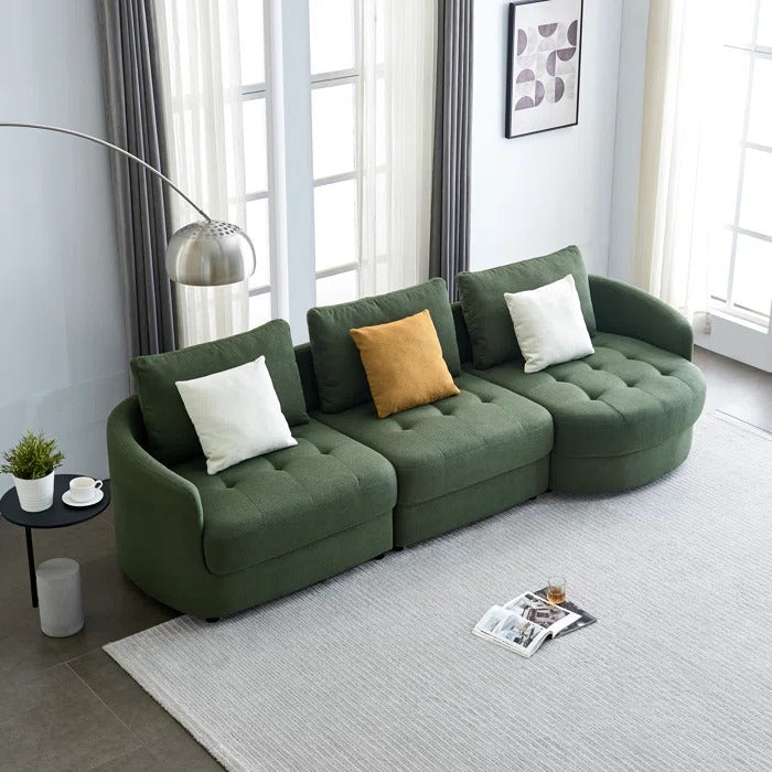 L Shape Sofa Set: Simple Design Style