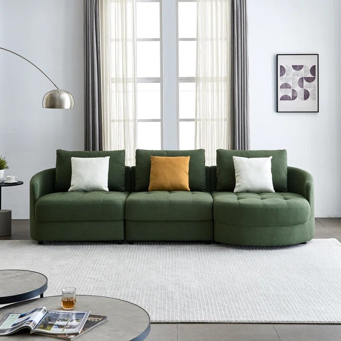 L Shape Sofa Set: Simple Design Style