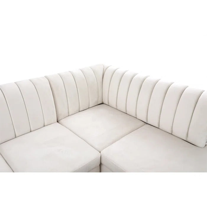 L Shape Sofa Set: Solid Wood Sofa Set