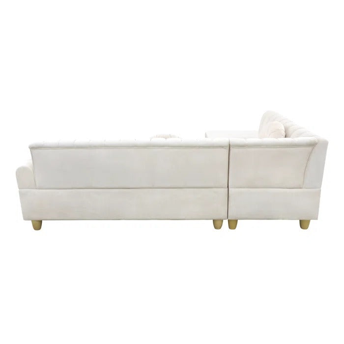 L Shape Sofa Set: Solid Wood Sofa Set