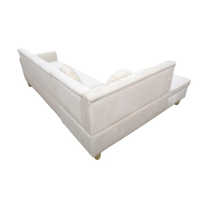 L Shape Sofa Set: Solid Wood Sofa Set