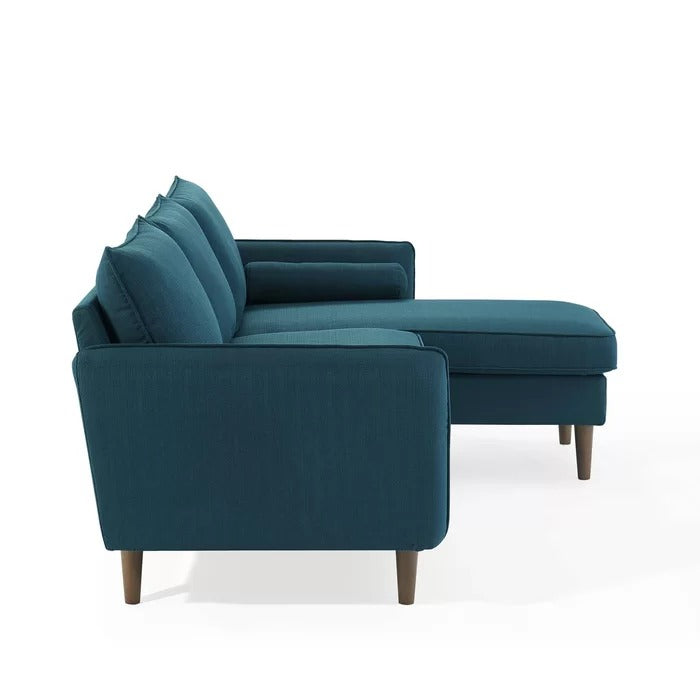L Shape Sofa Set: Upholstered Fabric Right or Left Sectional Sofa Sectional Sofa