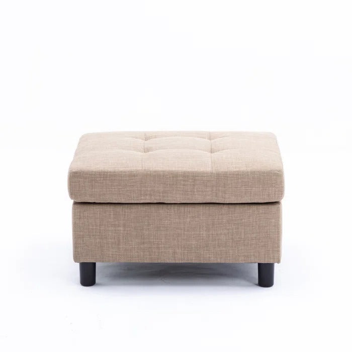 L Shape ofa Set: Modular Sofa & Chaise with Ottoman