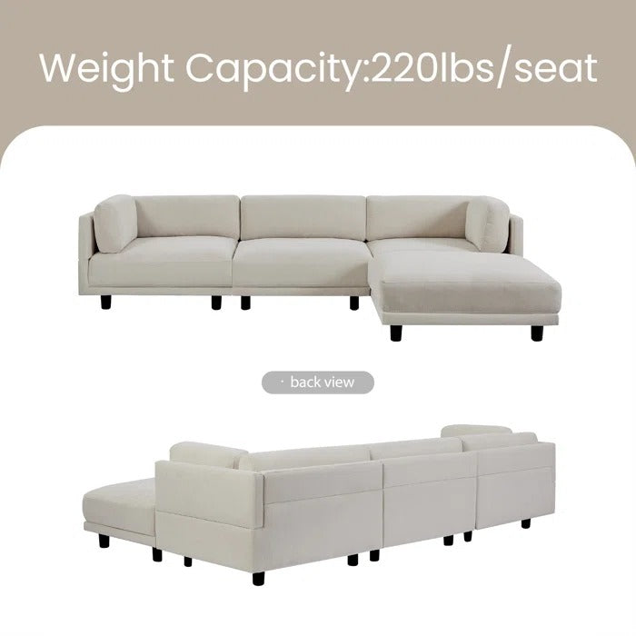 L Shape ofa Set: Reversible Design Sofa