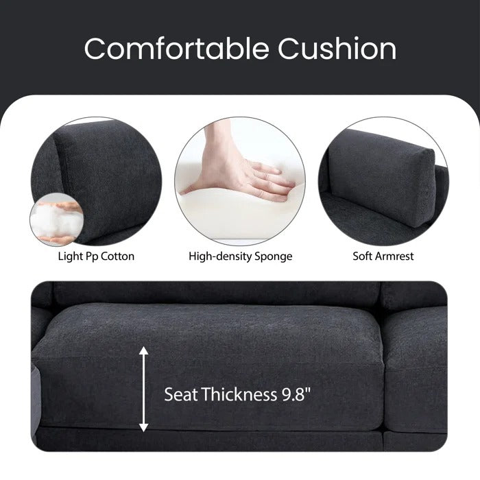 L Shape ofa Set: Reversible Design Sofa