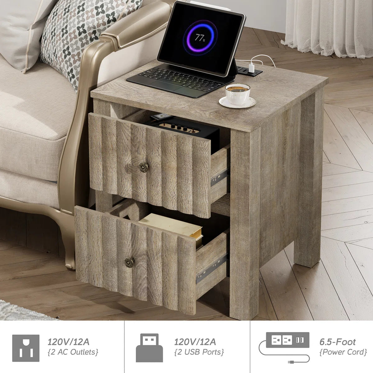 tv panel: 70'' Wide Storage Credenza Set of 3 for Organization