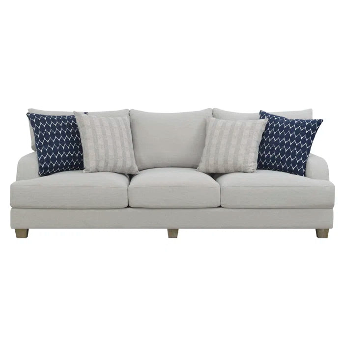 7 Seater Sofa Set: 102" Wide Upholstered Sofa Set for Modern Living Room