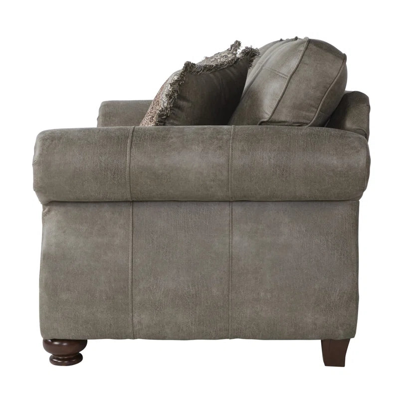 Luxury Sofa Sets: Traditional Style 2-Piece Sofa Set – Sofa & Loveseat with Nailhead Detailing