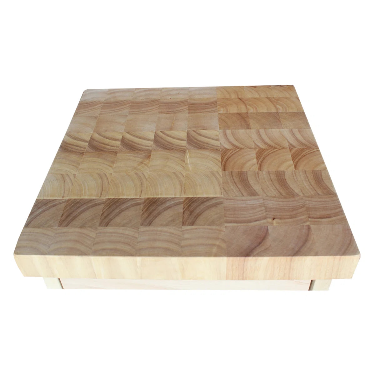 Kitchen Island Table: 15'' Wide Unfinished Solid Wood Cart with Butcher Block Top & Wine Storage