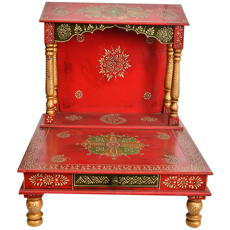 Mandir: Big Handmade Wood Temple