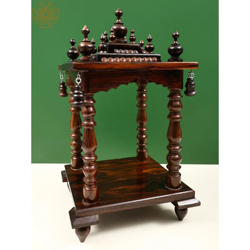Mandir: Wooden Temple Brown