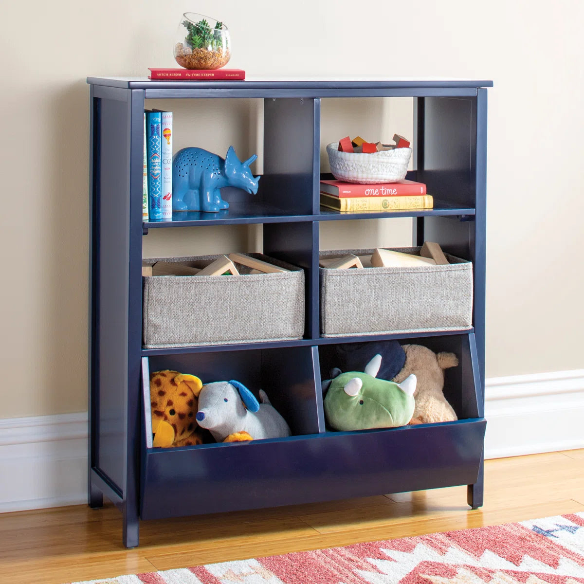 Kids Toy Storage Unit: Martha Stewart Organiser with Shelves & Bins