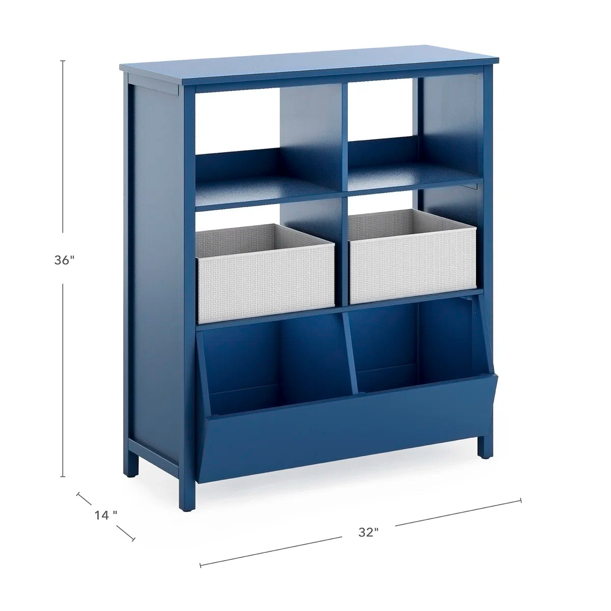 Kids Toy Storage Unit: Martha Stewart Organiser with Shelves & Bins