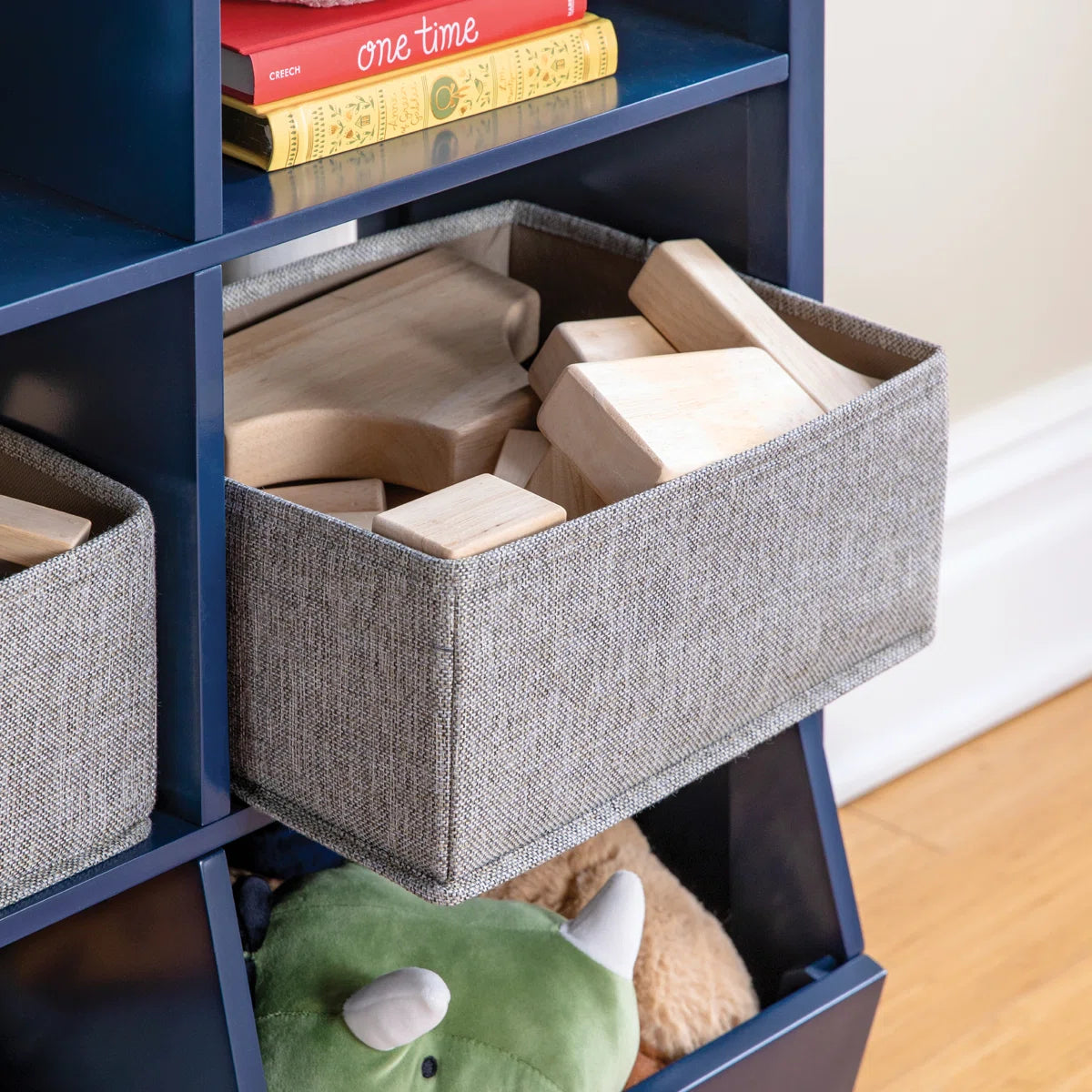 Kids Toy Storage Unit: Martha Stewart Organiser with Shelves & Bins