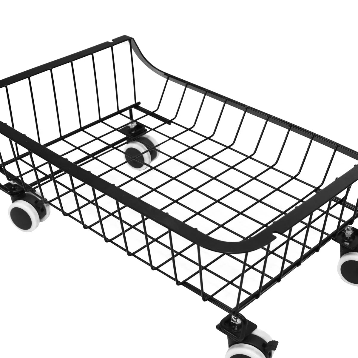 Kitchen Racks: 44.1" H x 16.1" W Wheeled Utility Cart