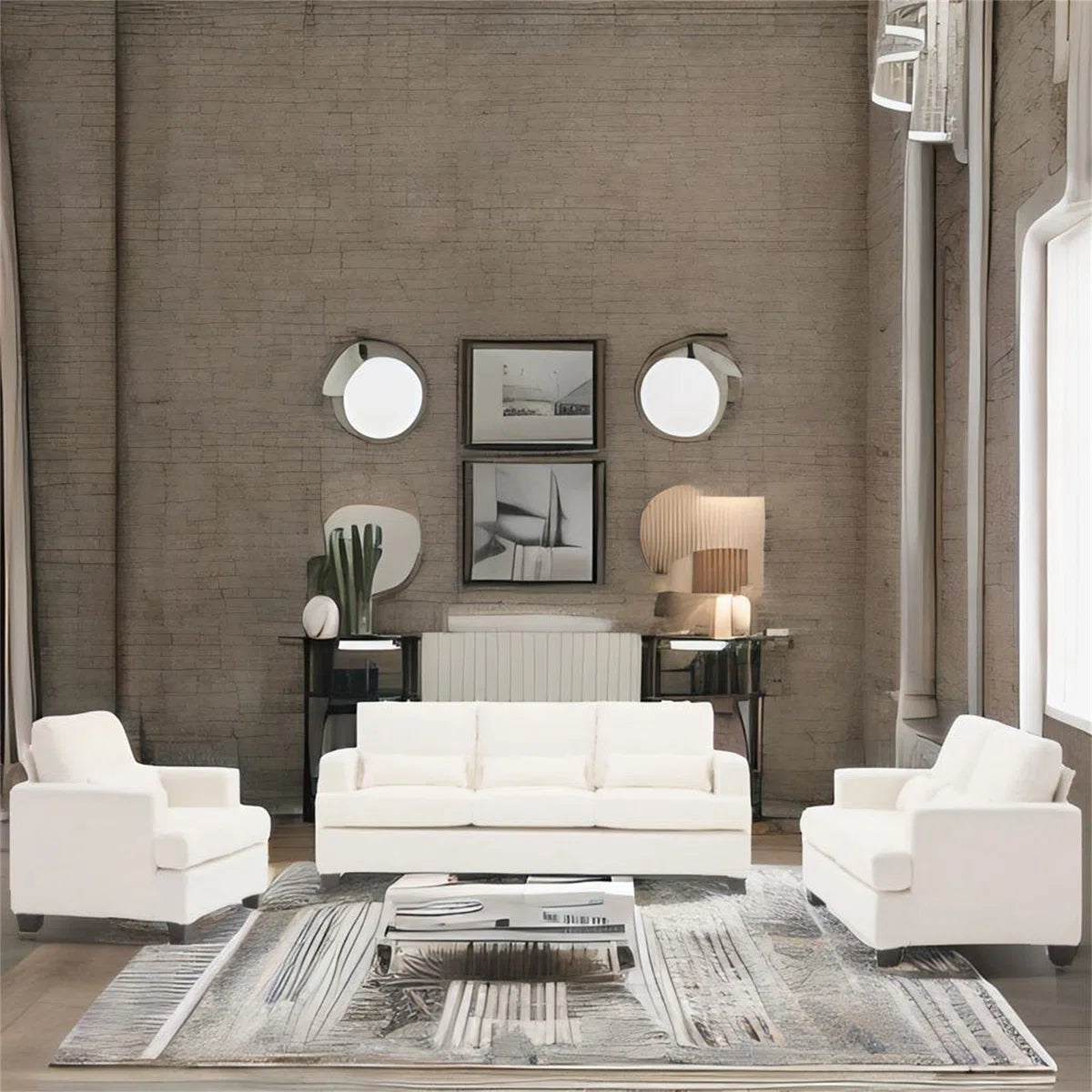 7 Seater Sofa Set: Spacious Comfort with Megean Sofa Set