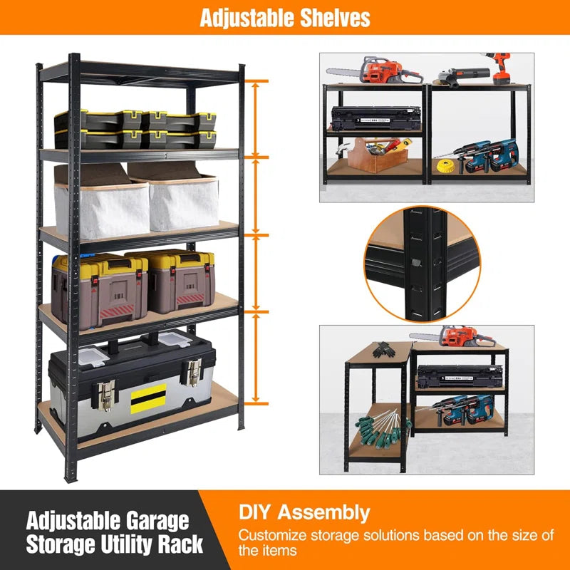 Kitchen Racks: 47'' Standard Baker's Rack Made of Wood and Compatible with Microwaves