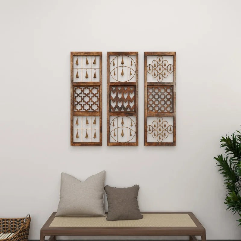 Wall Art: Metal Plants & Flowers Wall Decor
