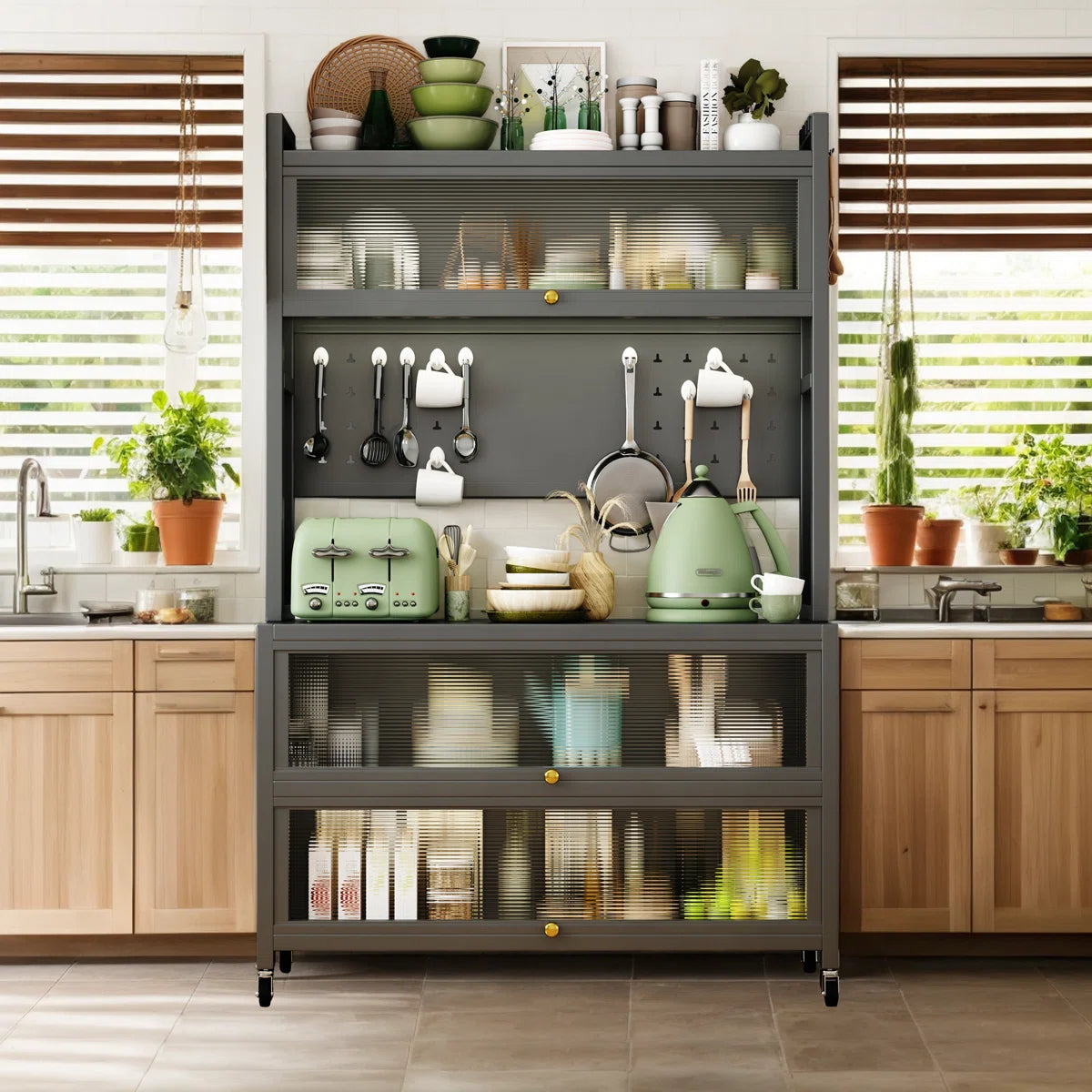 Kitchen Rack: Metal Standard Baker's Rack with Microwave Compatibility