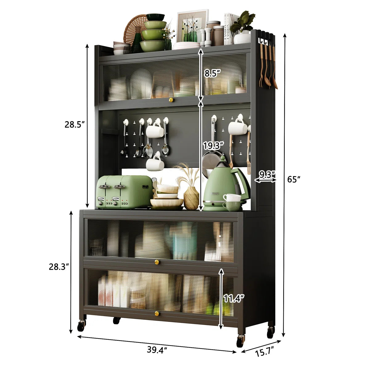 Kitchen Rack: Metal Standard Baker's Rack with Microwave Compatibility