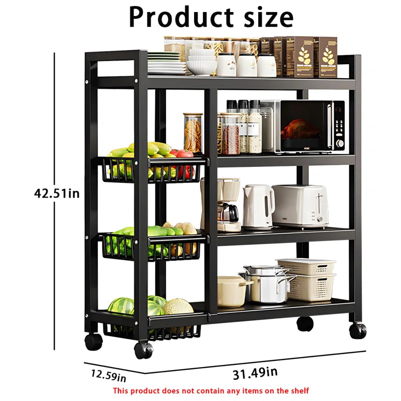 Kitchen Rack: Microwave-Compatibility Standard Baker's Rack made of Stainless Steel