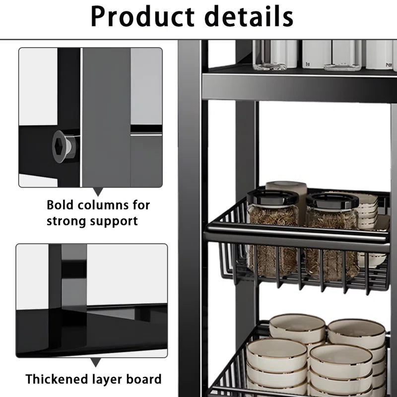 Kitchen Rack: Microwave-Compatibility Standard Baker's Rack made of Stainless Steel