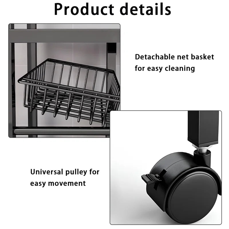 Kitchen Rack: Microwave-Compatibility Standard Baker's Rack made of Stainless Steel