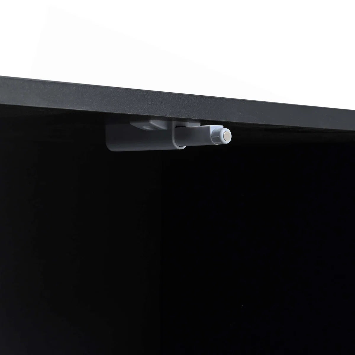 tv panel: Stylish Modern tv panel with Fluted Glass, Sliding Door, and LED Lights