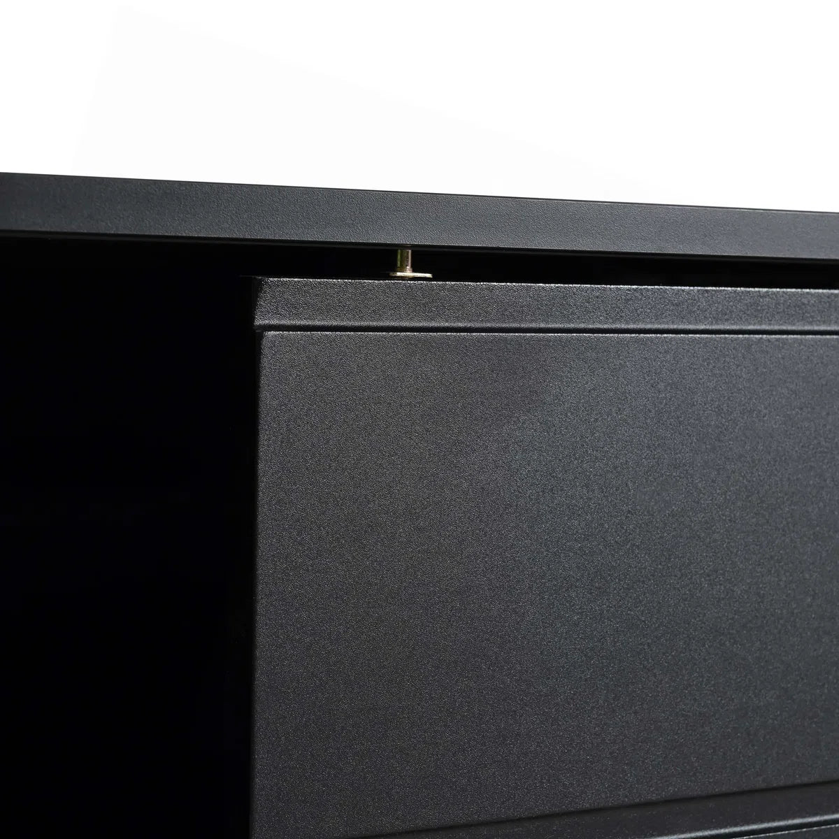tv panel: Stylish Modern tv panel with Fluted Glass, Sliding Door, and LED Lights